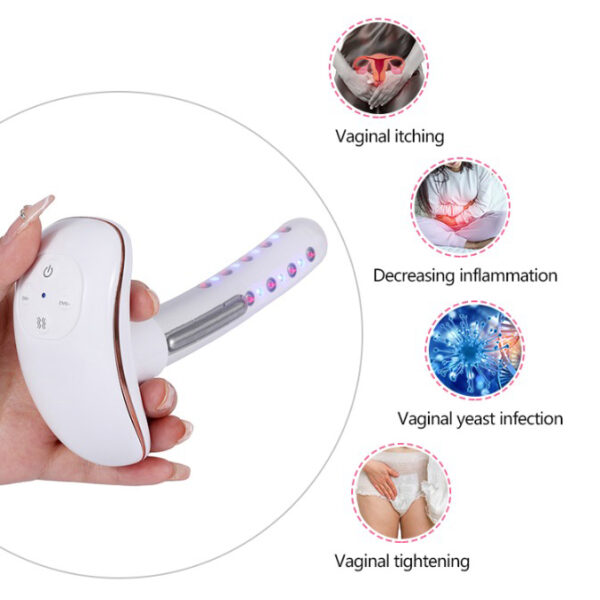 KTS 2025 Vaginal Rejuvenation Wand, Red & Blue LED Light Therapy Wand, Women